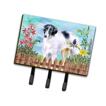 Carolines Treasures Borzoi Spring Leash or Key Holder CK1234TH68